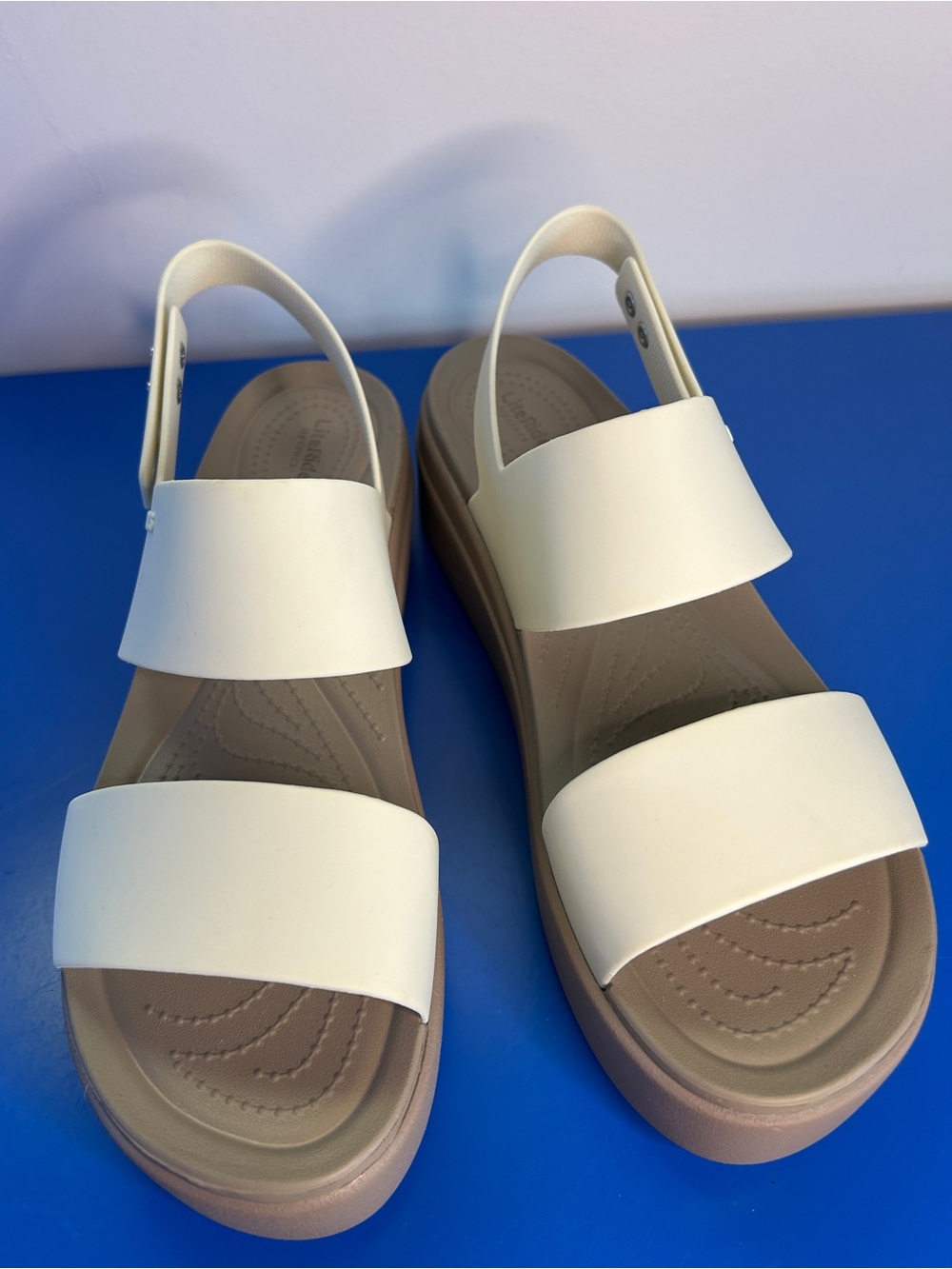 Crocs Brooklyn Low Wedge Sandal - Picture 2 of 8